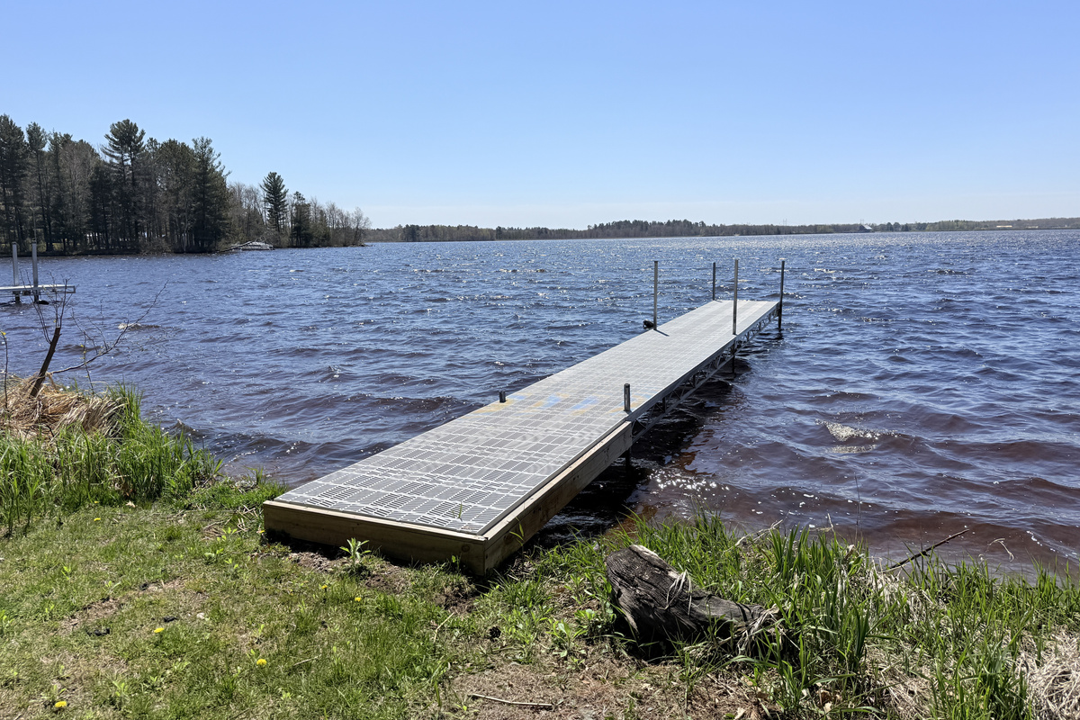 Private Dock on Lake Mohawksin