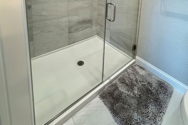 Master walk-in shower