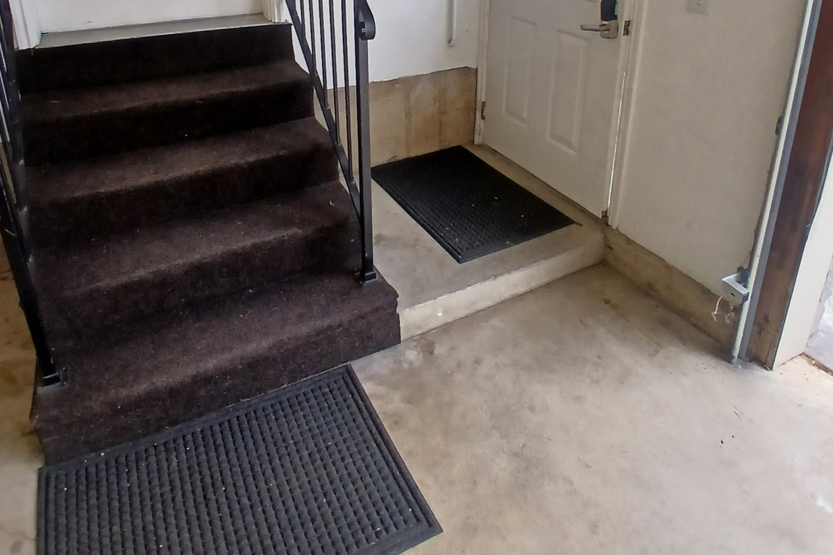Entrance to the home from the garage