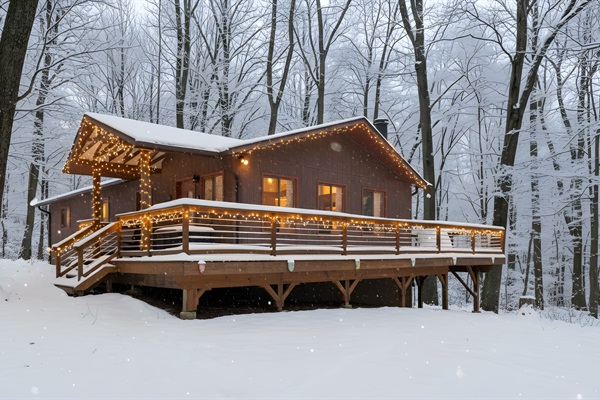 Welcome to your perfect mountain getaway! Tucked away in the peaceful woods of a friendly community, this cozy 3-bedroom chalet is the ideal spot for families and friends to relax and enjoy!