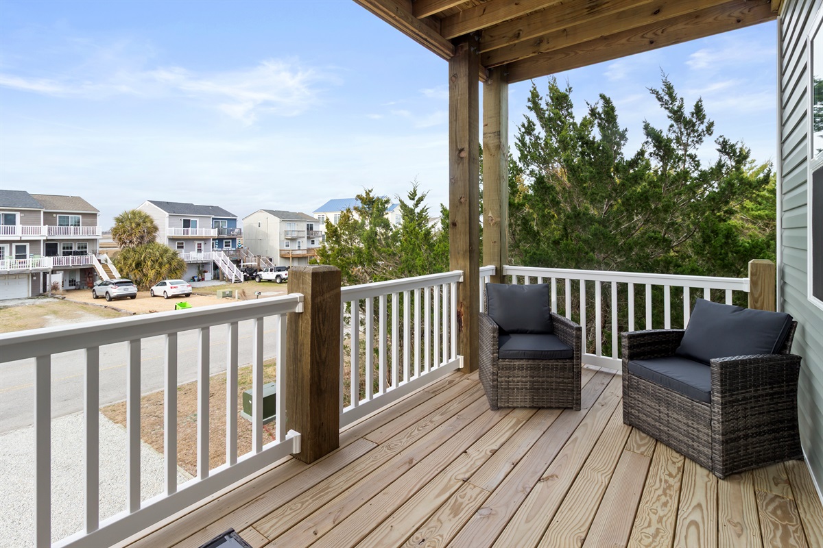 Bedroom 1 private balcony