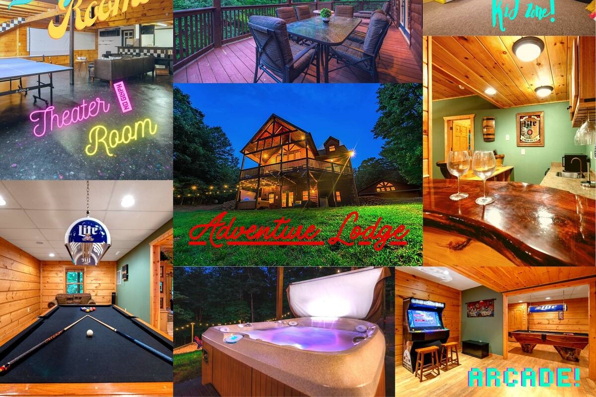 a few of the many things to do at Adventure Lodge!