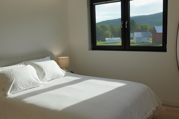 These oversized European tilt turn windows catch wonderful light all times of the year.