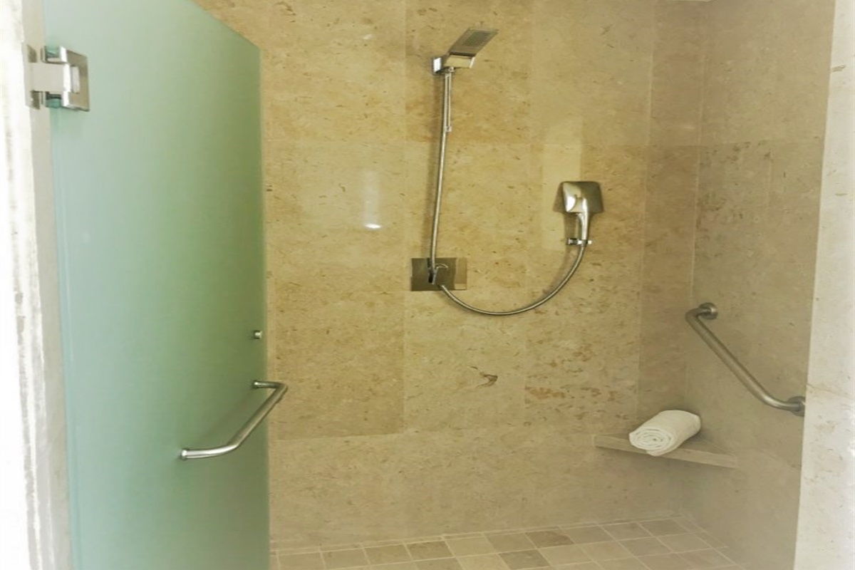 Hotel Style Room and Bathroom @ Buganvilia Vacation Owner Club, Vacation Travel Exclusives