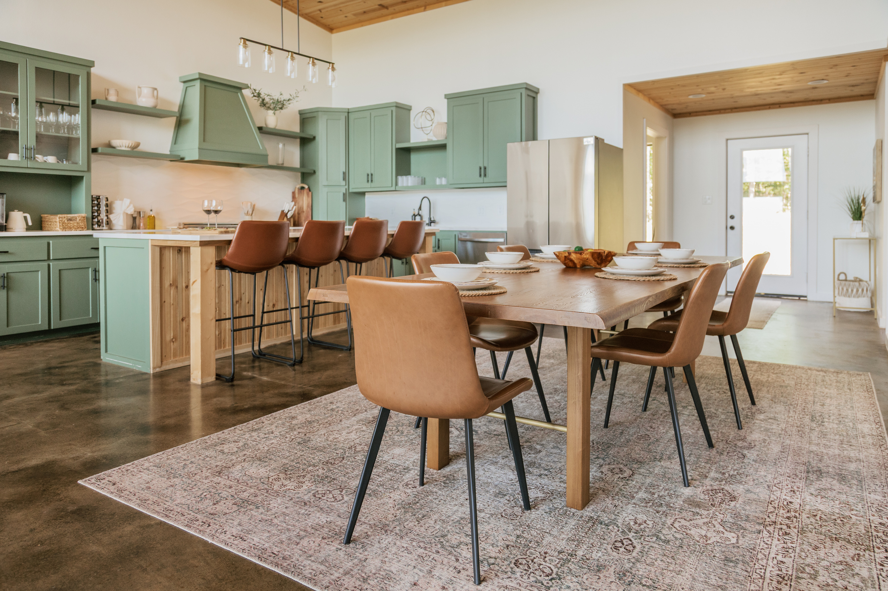 Main indoor dining space with stunning views.