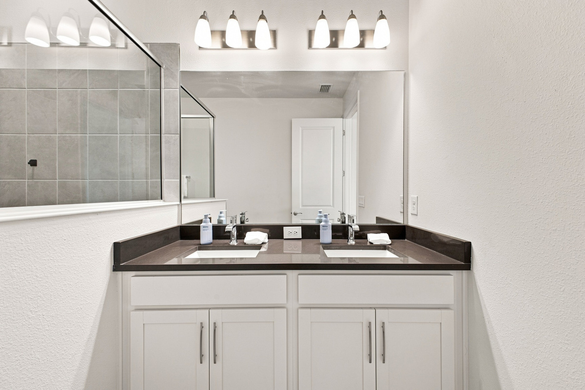Master Bath with Double Sinks