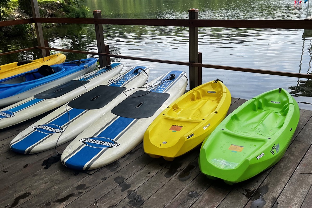 Kayaks and Paddle Boards