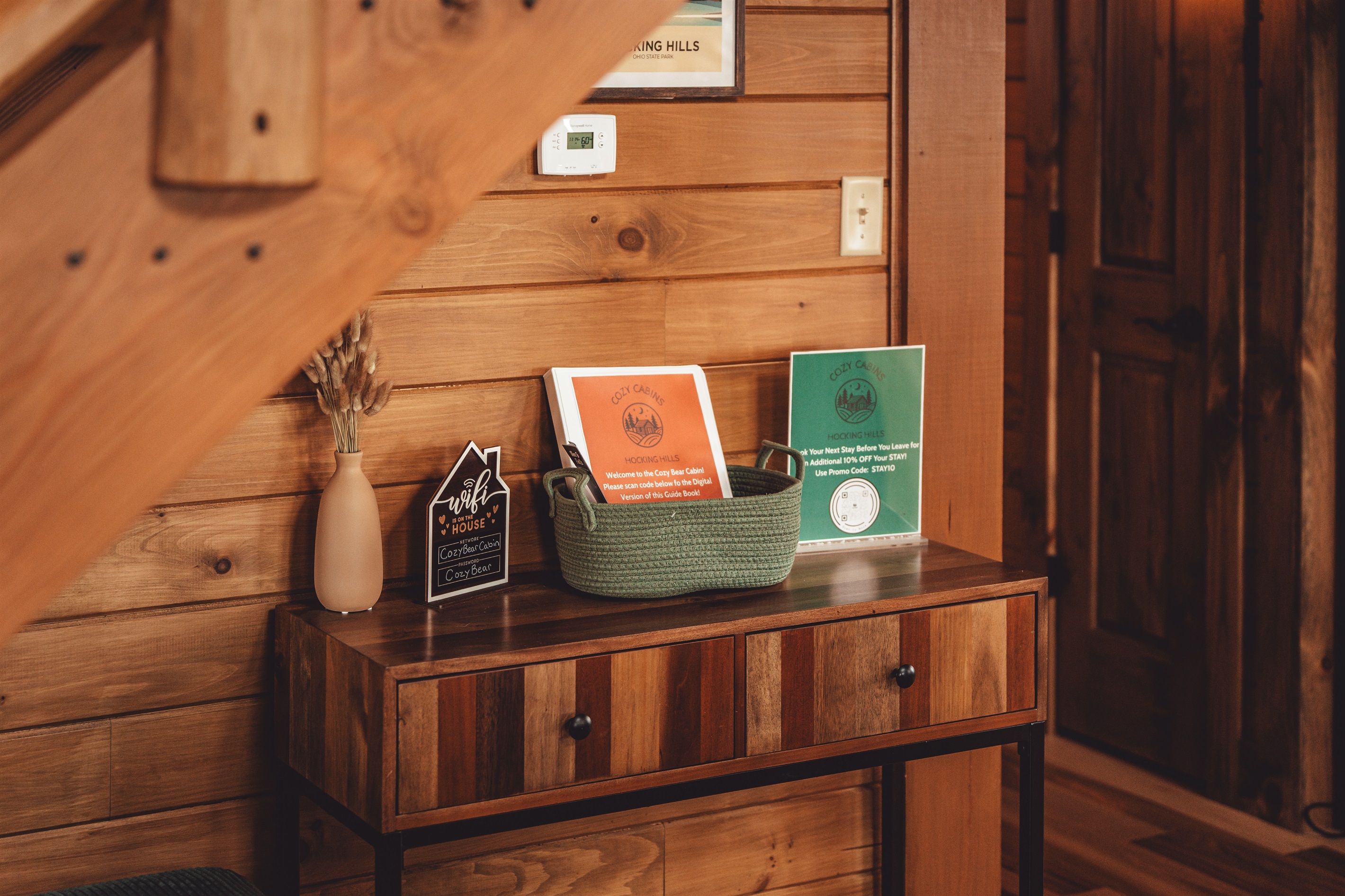 Visit The Hub of the Home to Learn More about the Cabin and the Surrounding Hocking Hills Area