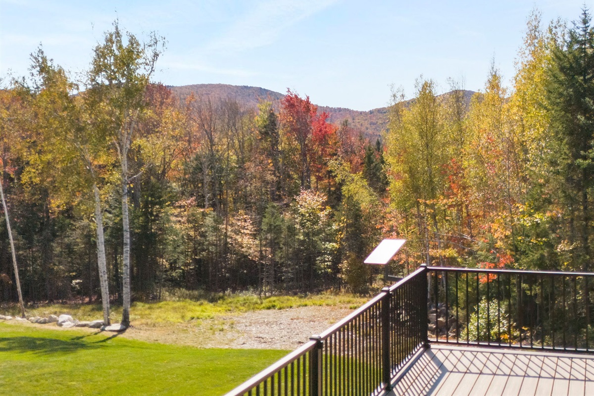 View off of deck