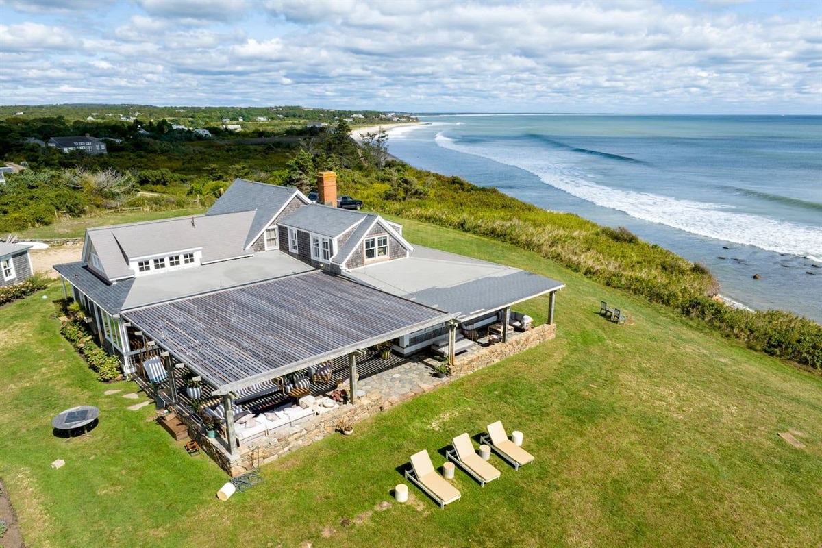 Aerial view of the MAIN House