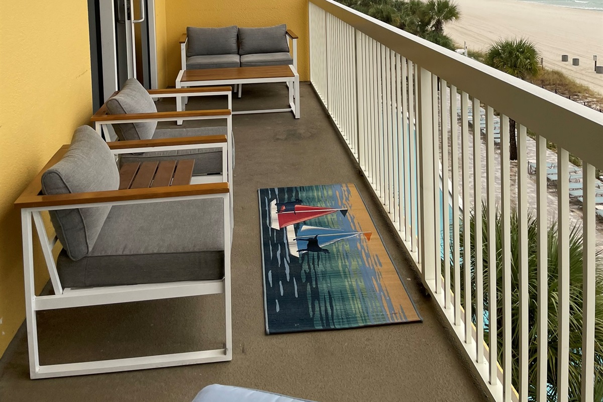 Gulf and Pool views from balcony