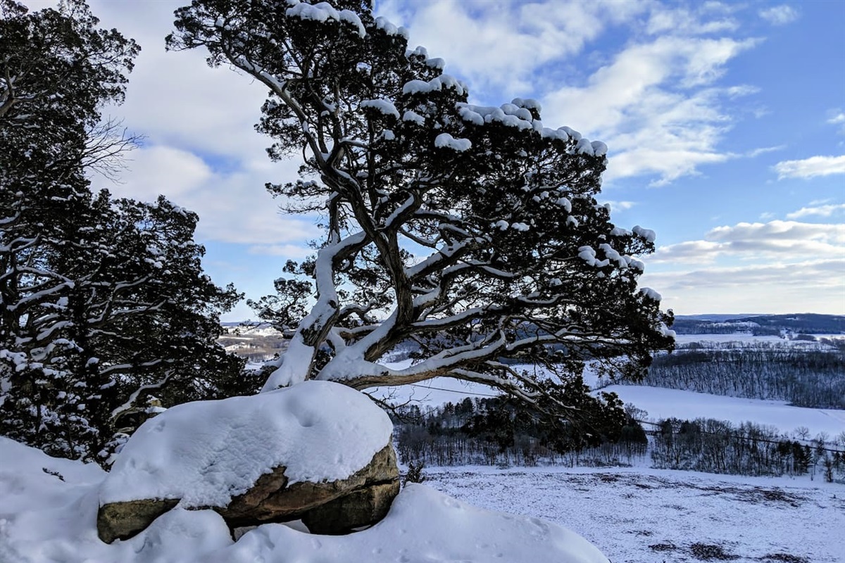 Gibraltar Rock - winter