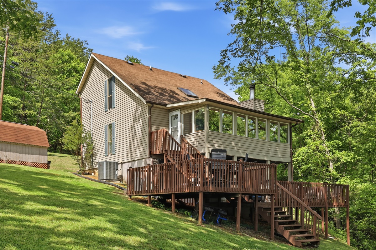 Back of Home & Deck