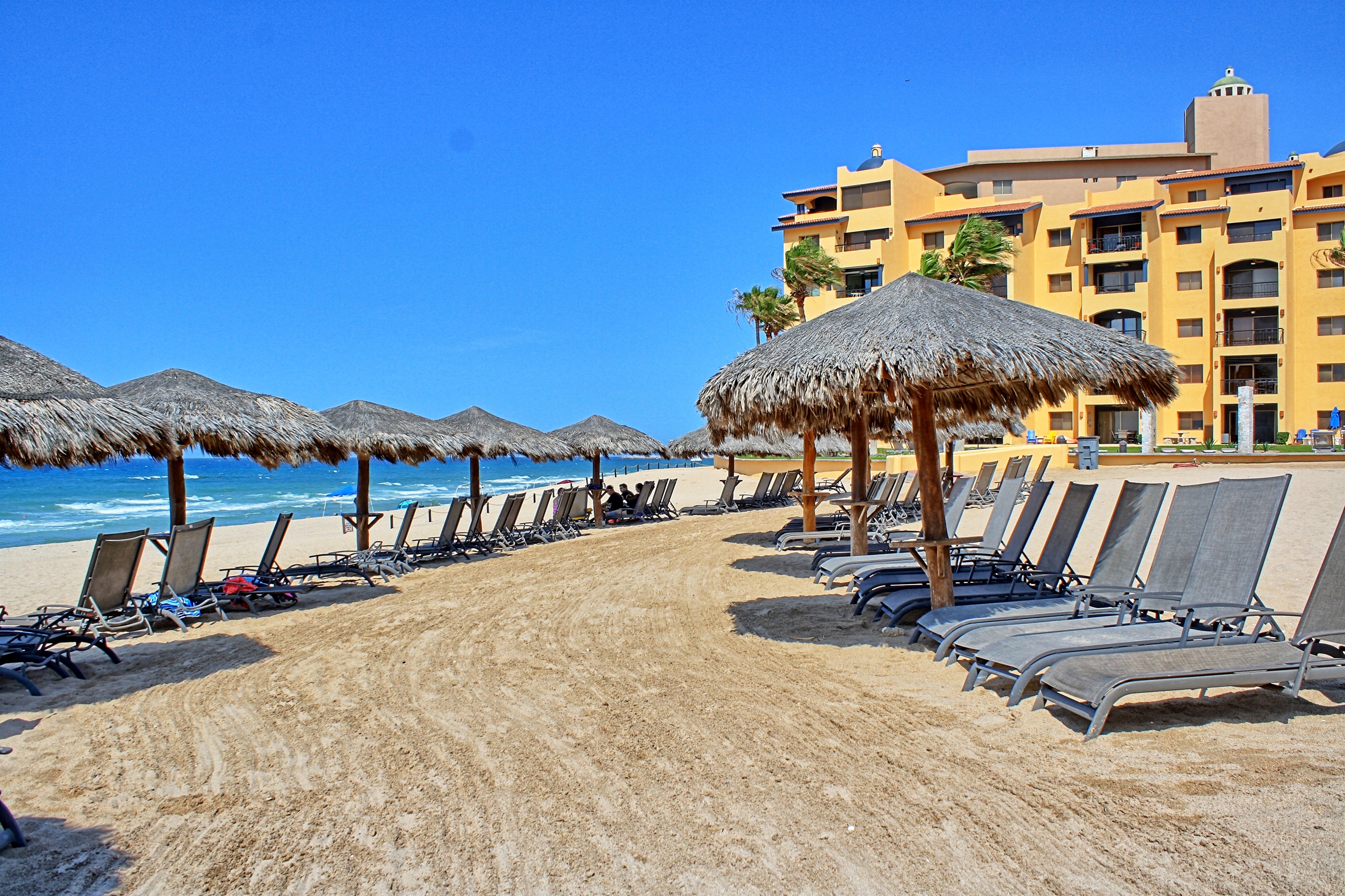 Palapas area reserved exclusively for Princesa owners and guests