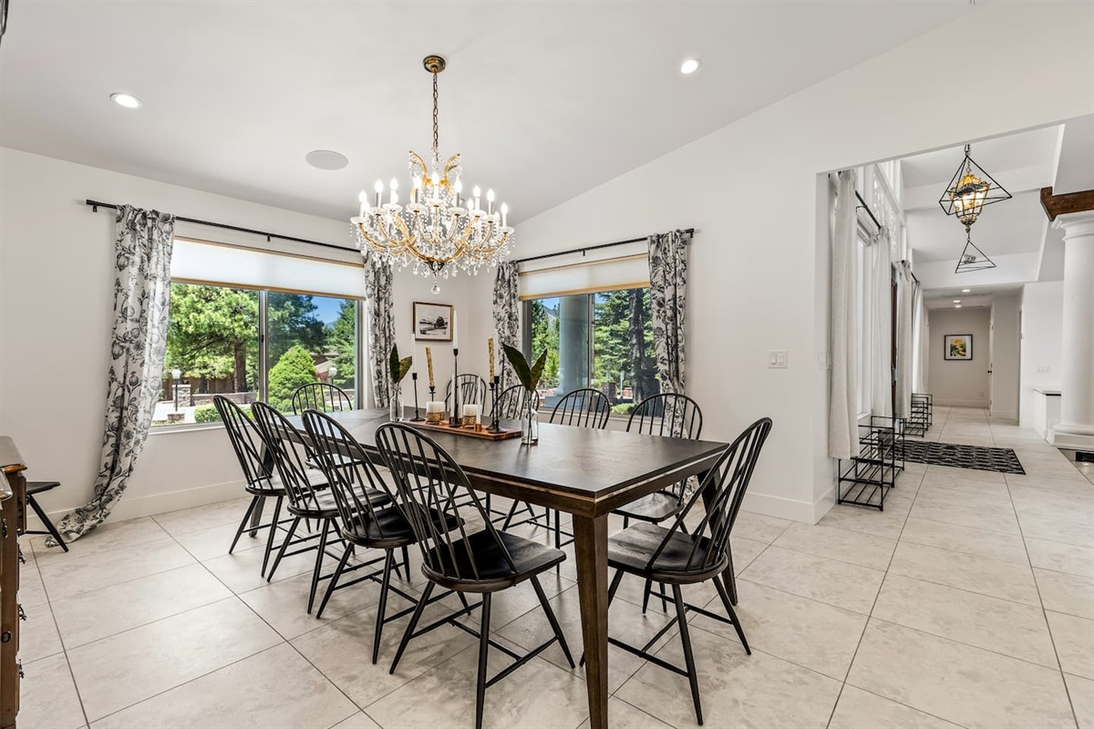 Formal Dining table seats 10!