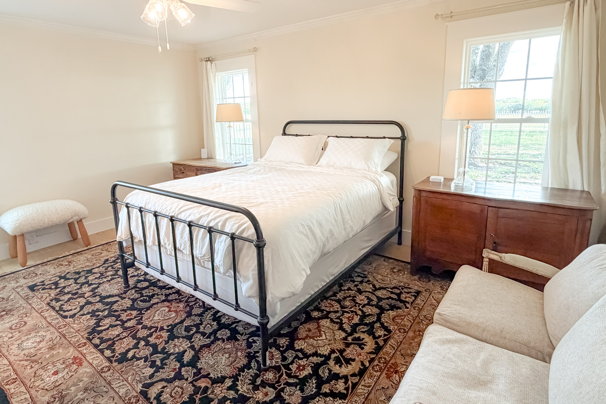 Spacious Main Bedroom with natural light