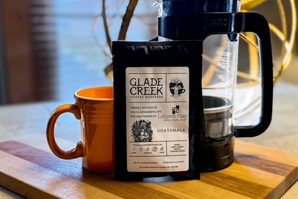 Locally roasted coffee is provided.