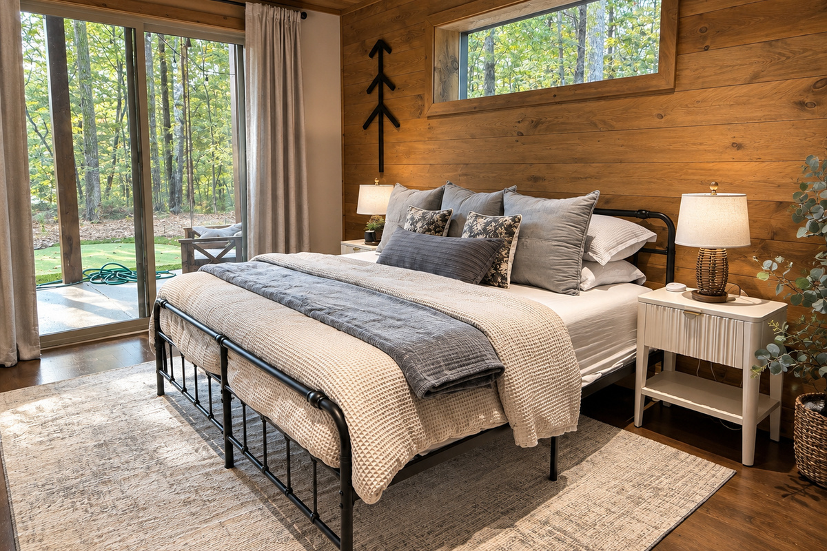 King Suite #3 with full view slider access to patio