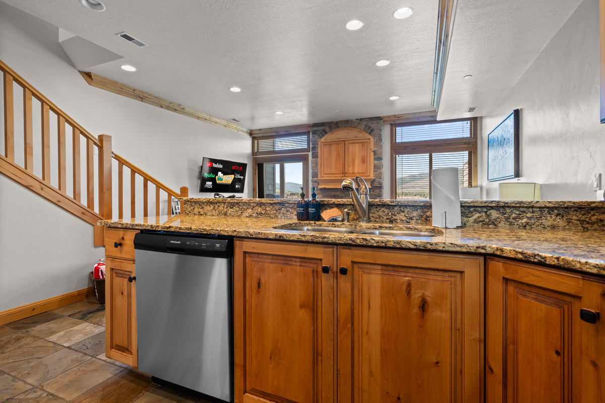 Open kitchen layout allows you to stay connected while cooking and entertaining.