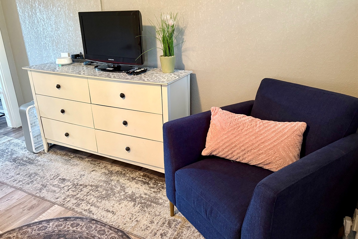 Both rooms have a tv