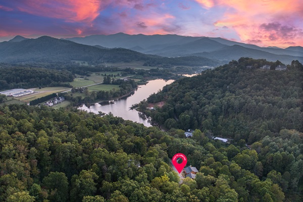 The beautiful north GA mtns at sunet