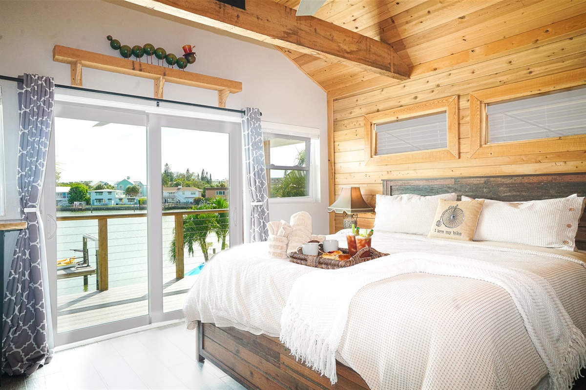 Wake to the ocean view off the master bedroom balcony.