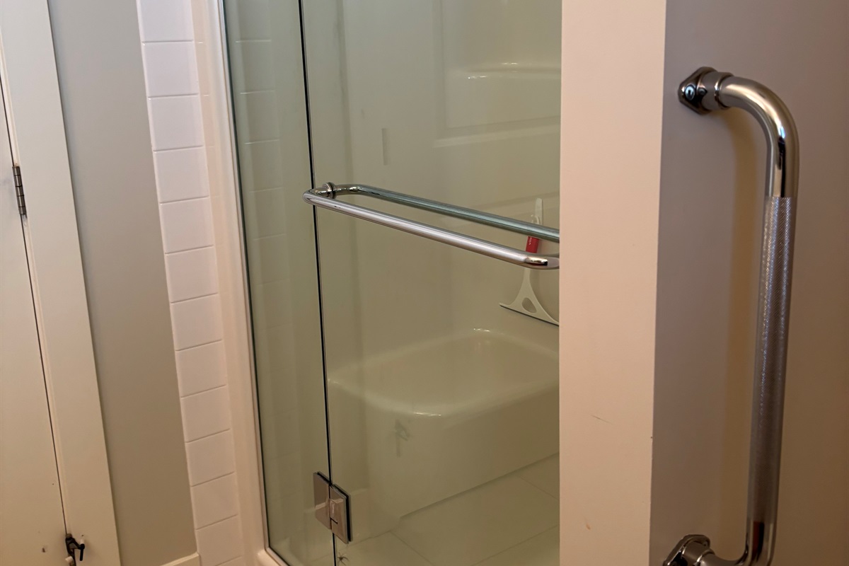 Full bathroom with walk in shower