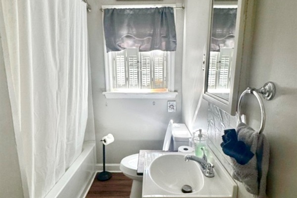 Only bathroom in home