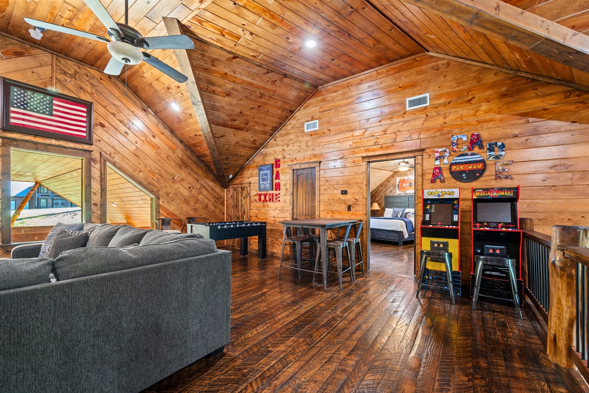 This additional living space upstairs gives everyone more room to spread out, whether you’re watching a movie, playing games, or simply relaxing after a busy day.