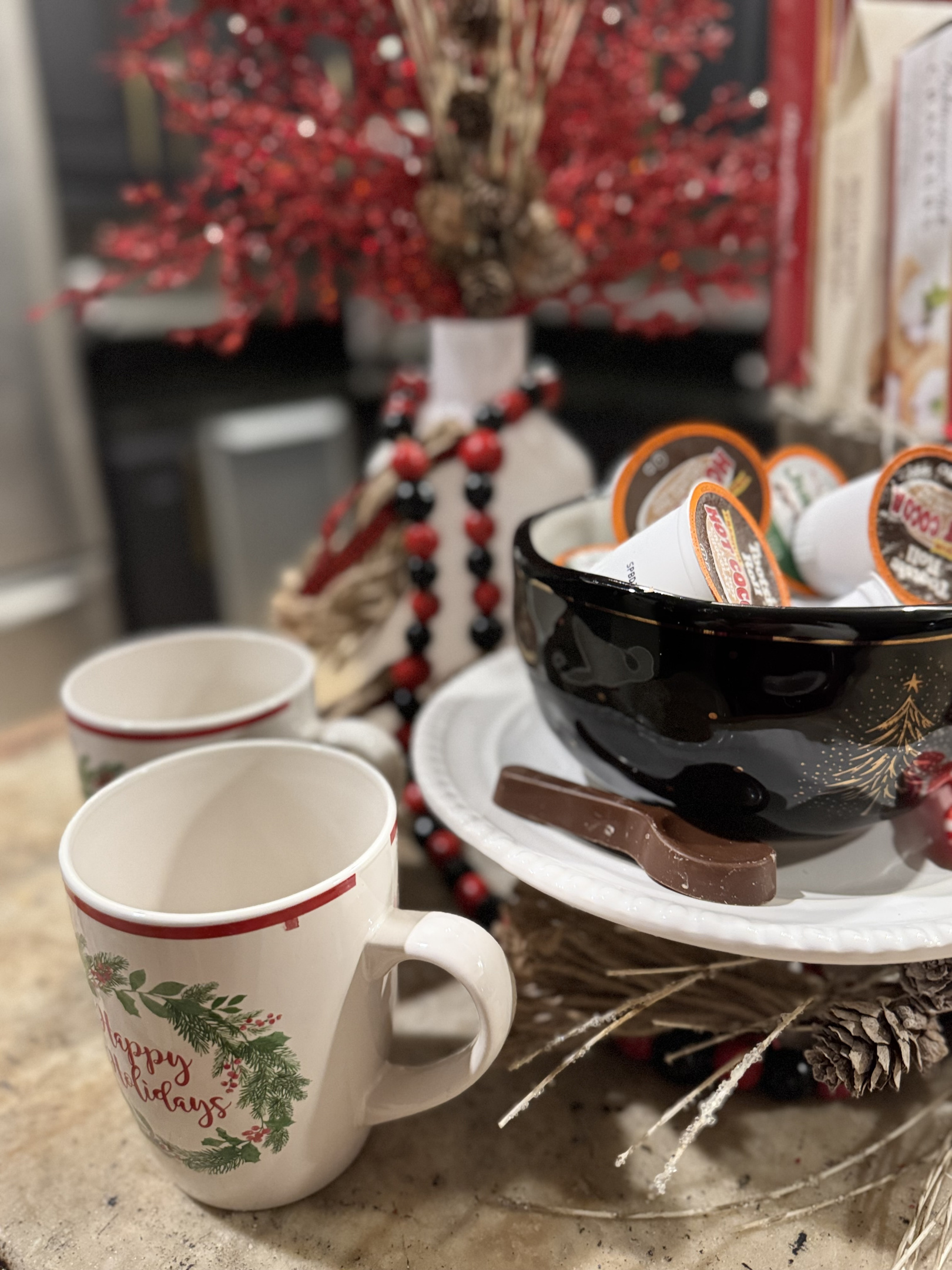 Hot chocolate station
