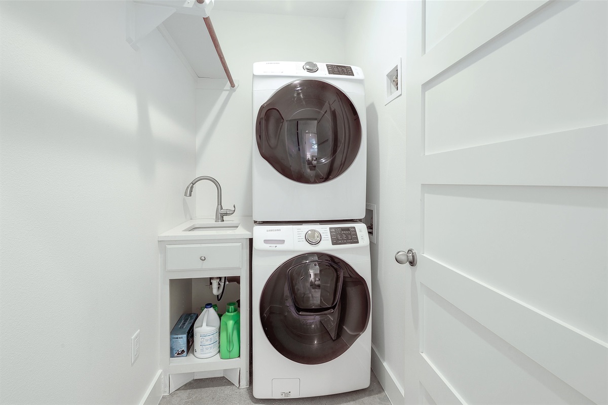 Laundry area