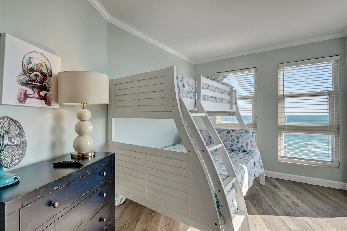 Bunk Bedroom with twin over full sized beds