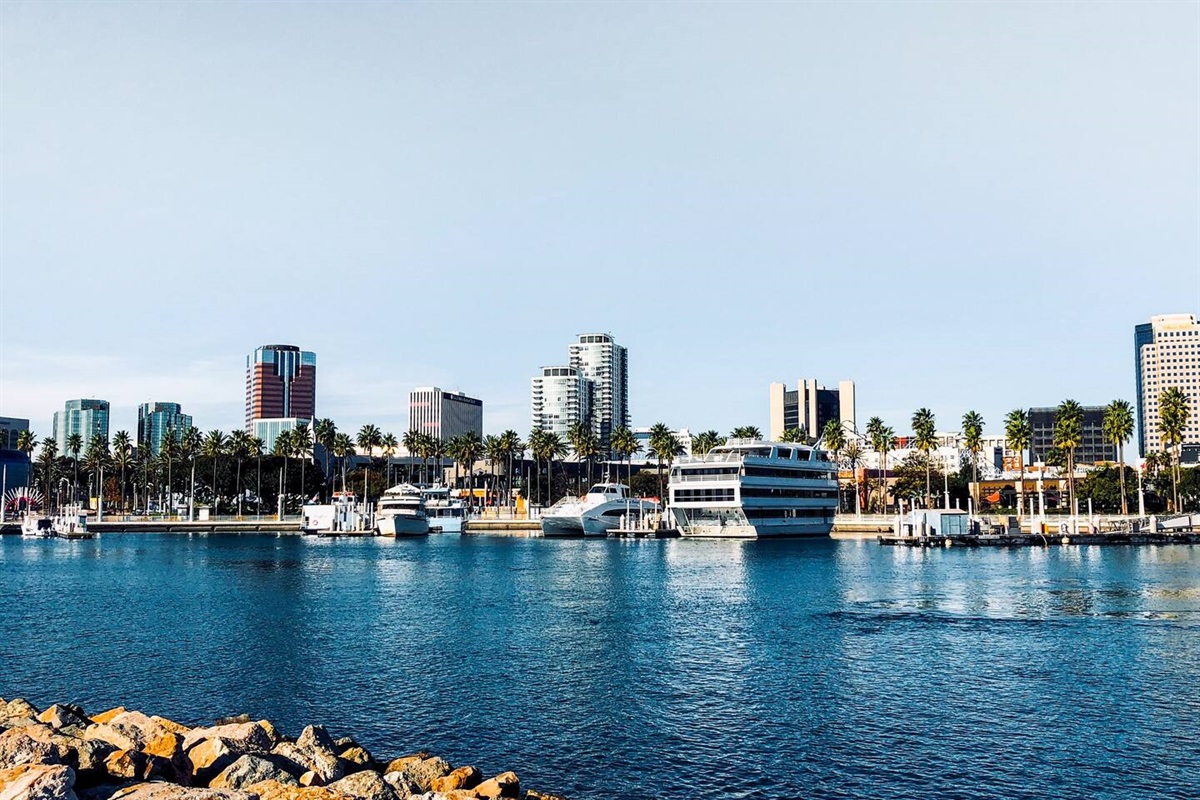 Long beach, a boaters paradise, home of the iconic Queen Mary.