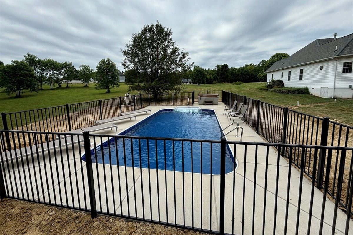 NEW pool and hot tub 