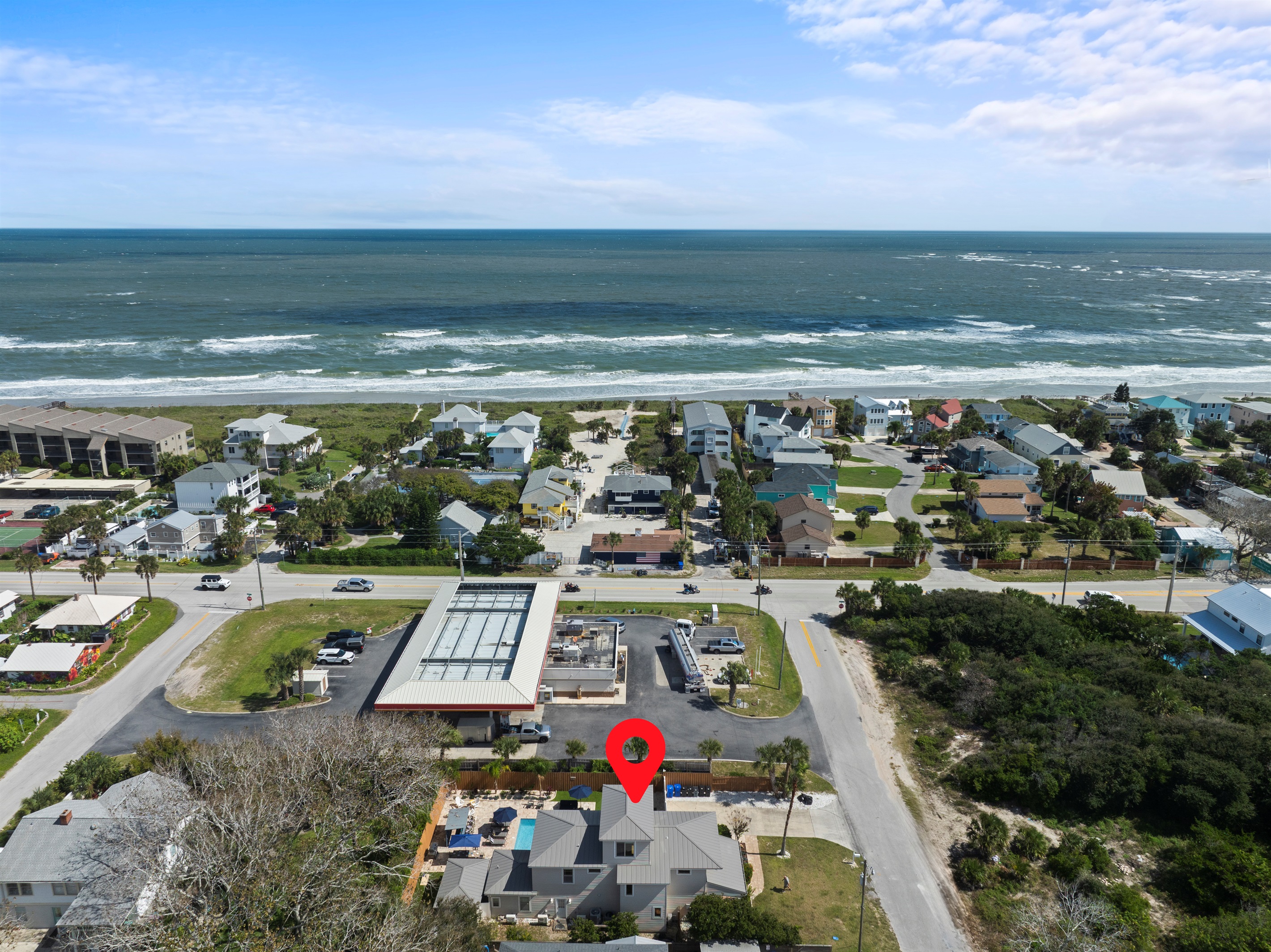 Beach access is right across A1A