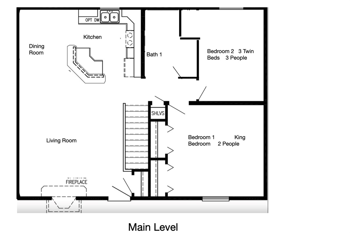 Main Level Floor Plan