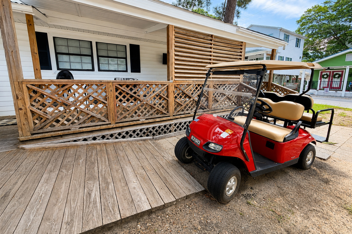Golf cart included