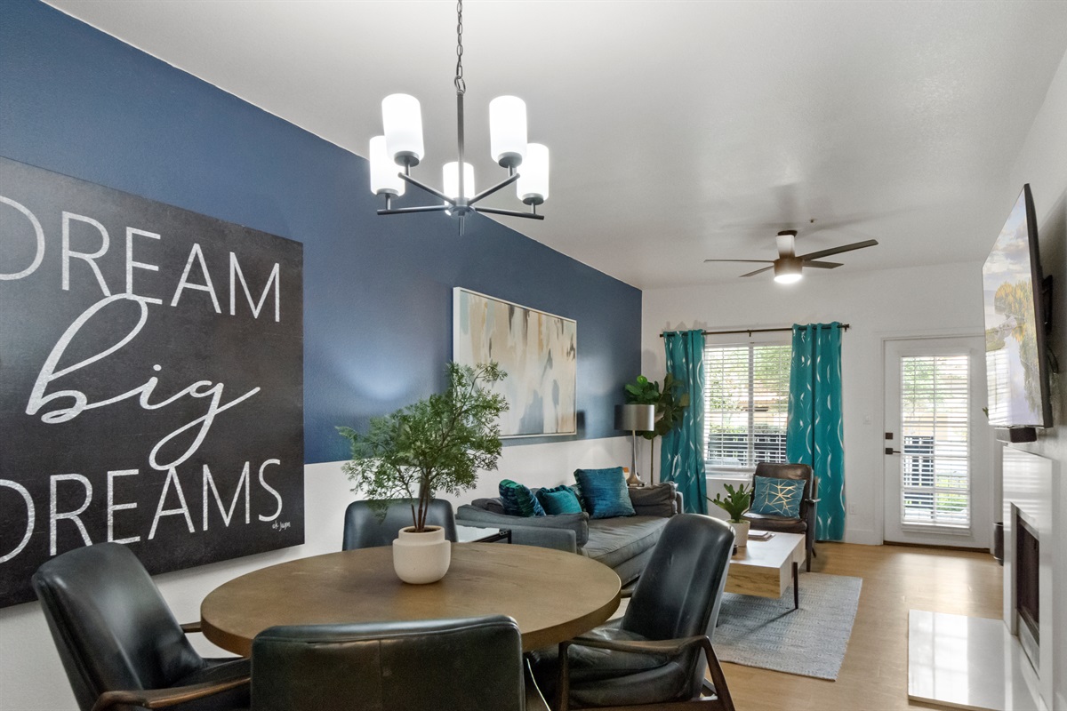 Ideal dining setup for travelers and long stays