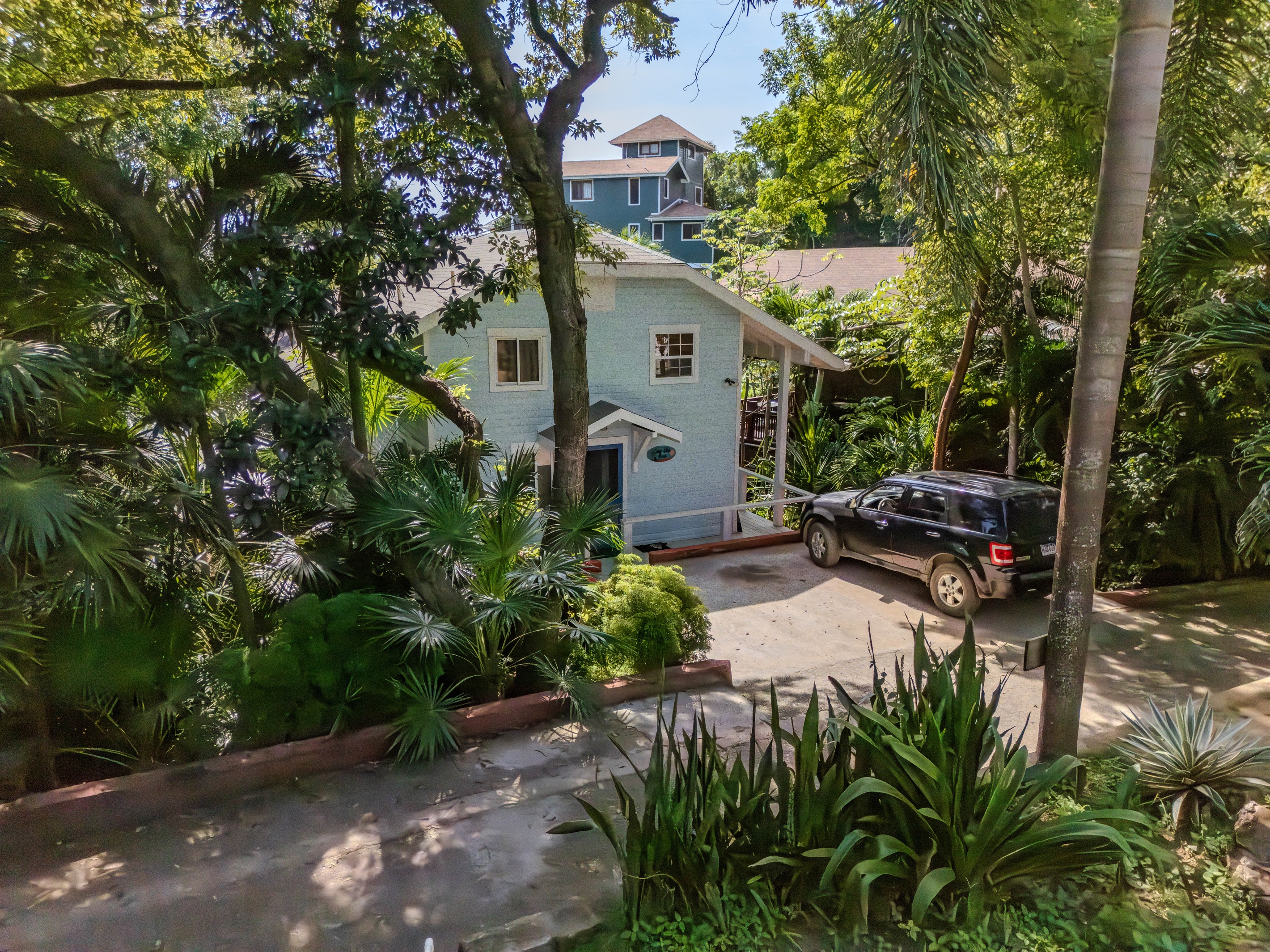 Parking Pad/Front Entrance