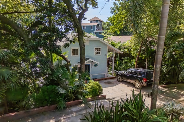 Parking Pad/Front Entrance