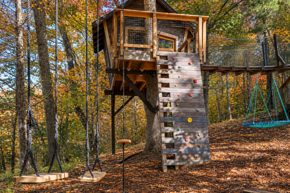 Step closer and see where memories are made... the treehouse, full of joy and discovery.