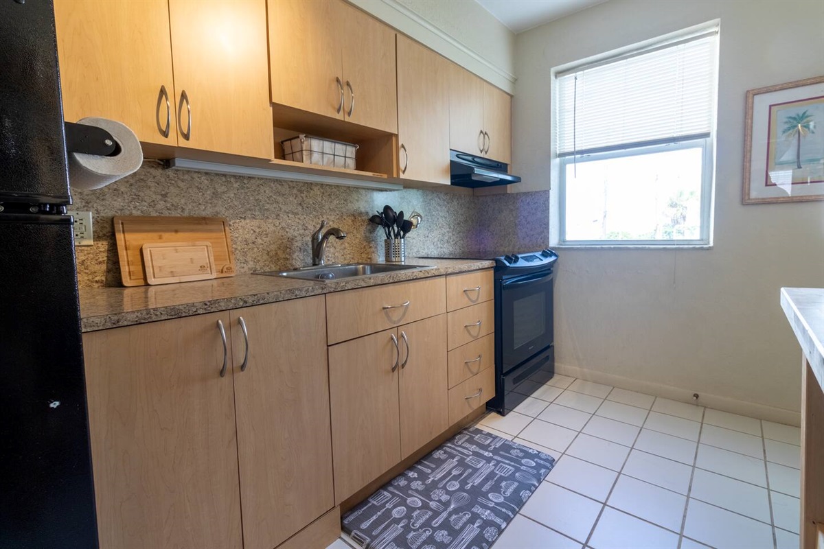 Fully equipped kitchen for all your needs