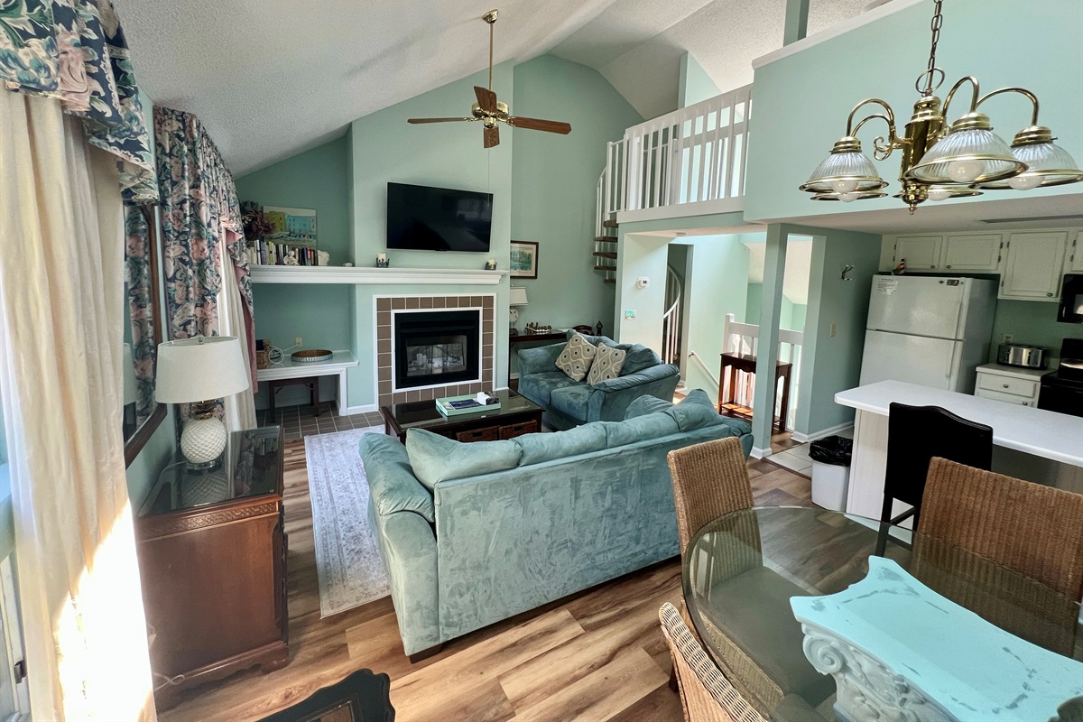 Living Room with Sofa Bed