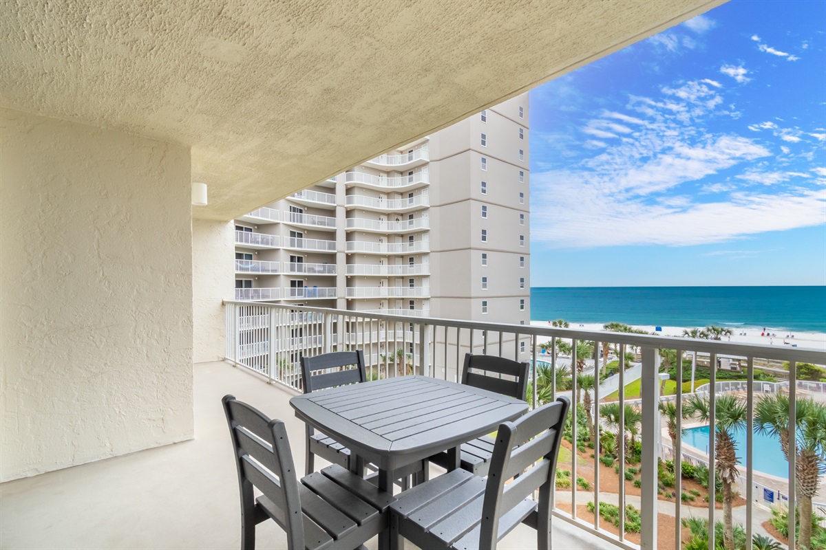 Hang out on the patio with beautiful views