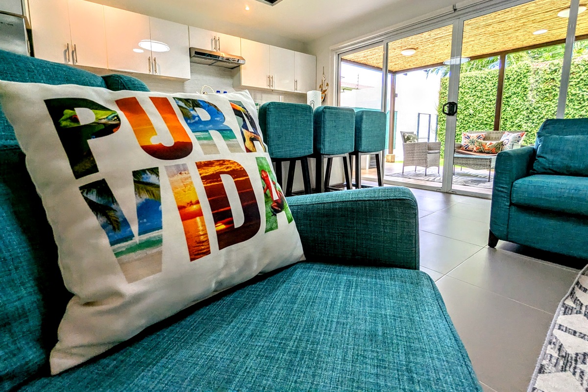Enjoy the relaxed Pura Vida