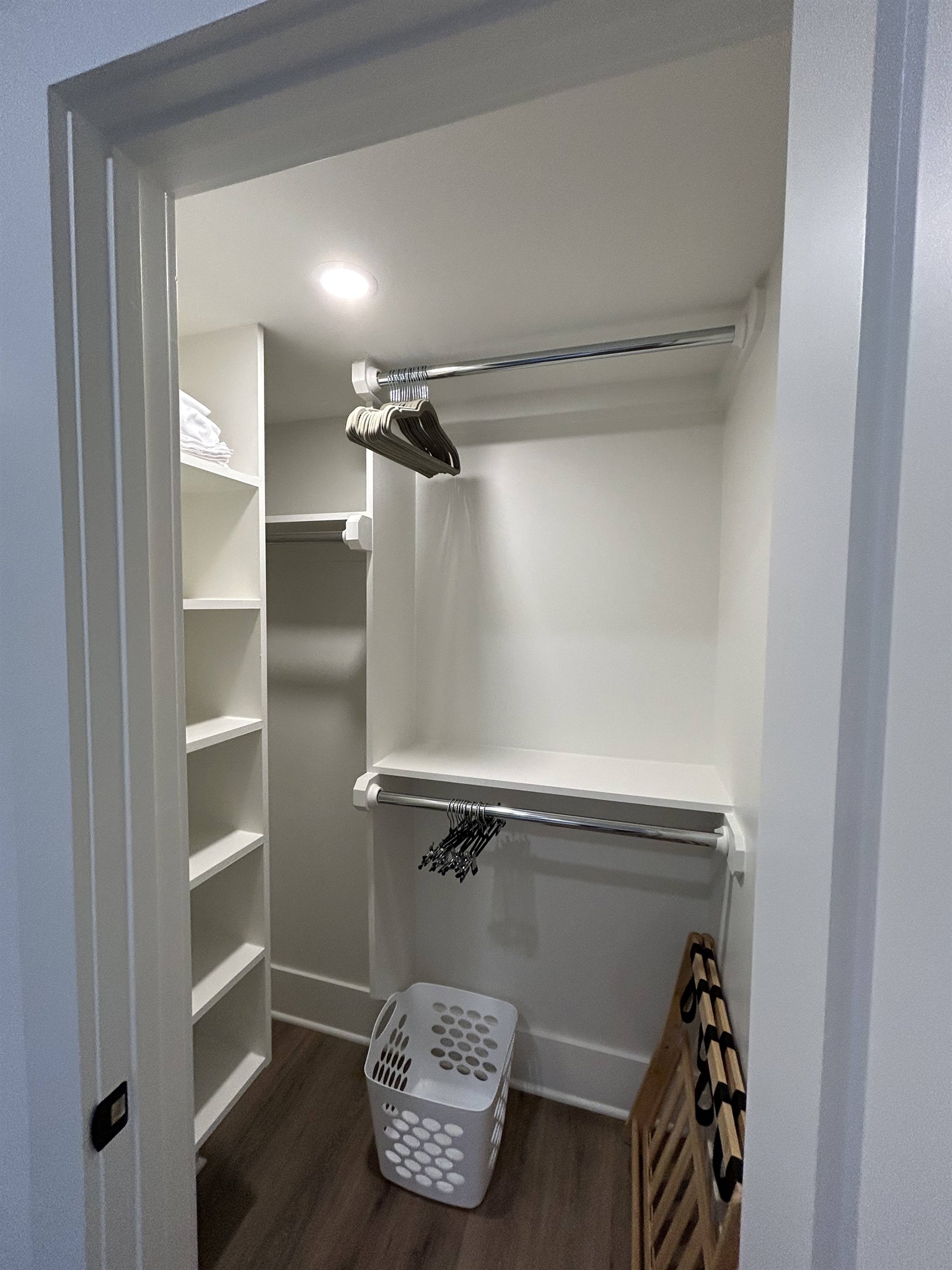 Downstairs bedroom closet