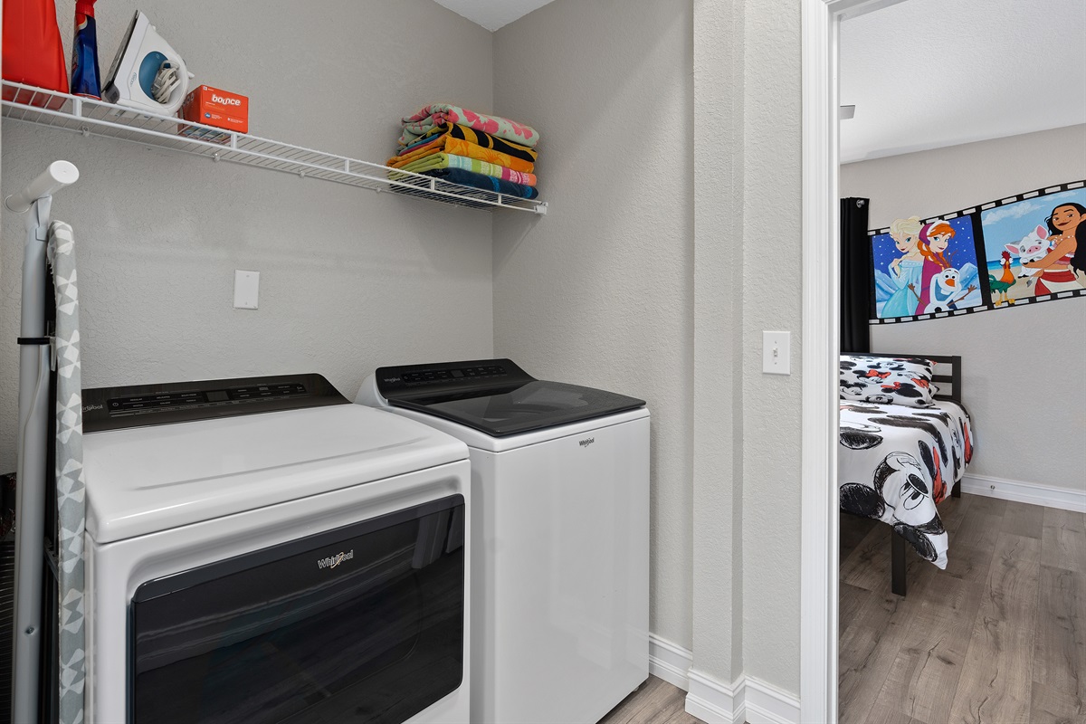 Freshly Installed Washer and Dryer – Ready for Laundry Day!