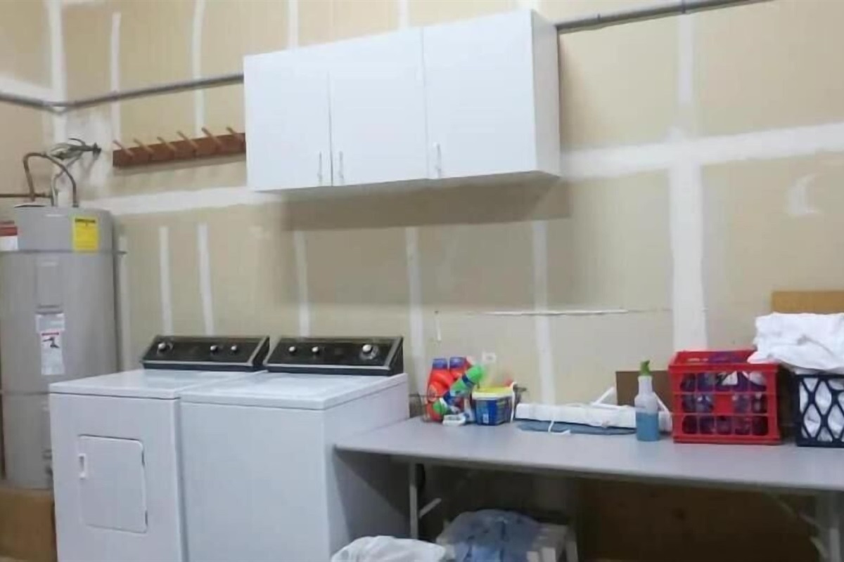 Washer Dryer in garage