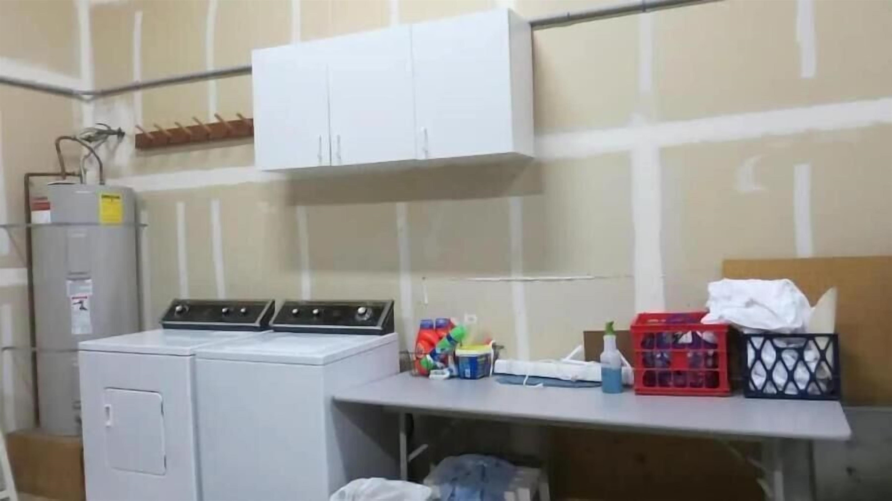 Washer Dryer in garage