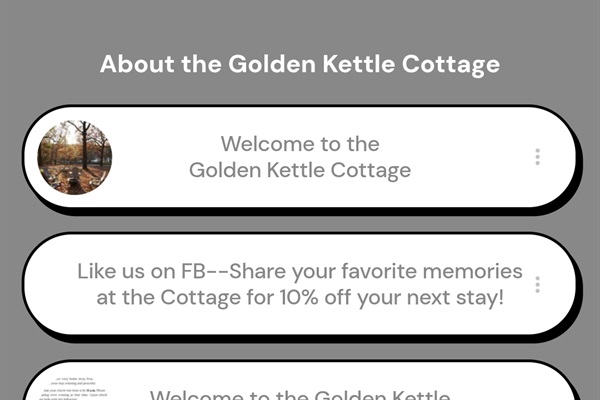 Mobile link for an easy guide around Grand Lake offering dining, shopping, and entertainment options on the go